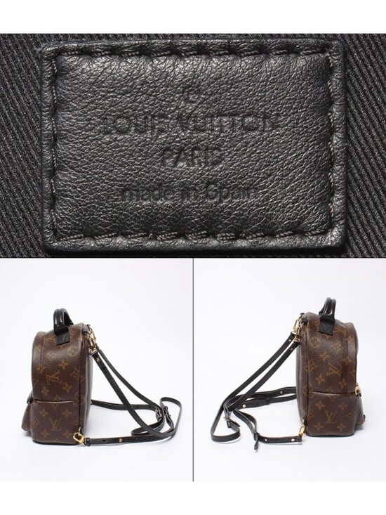 Louis Vuitton Backpack Palm Springs Mini Monogram
